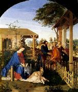 Julius Schnorr von Carolsfeld The Family of St John the Baptist Visiting the Family of Christ Spain oil painting artist